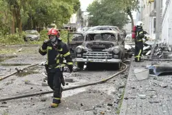 Russian drone and cruise missile attacks kill at least 2 in Ukraine