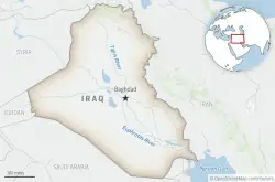 A fire at a shopping center in eastern Iraq kills more than 60 people